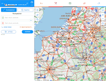 Tablet Screenshot of nl.viamichelin.be