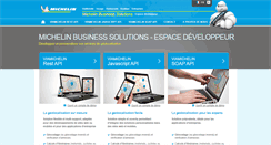 Desktop Screenshot of dev.viamichelin.fr