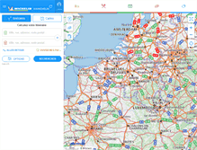 Tablet Screenshot of fr.viamichelin.be